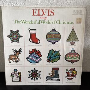 Elvis Presley Sings the Wonderful World of Christmas Vinyl LP RCA ANL1-1936